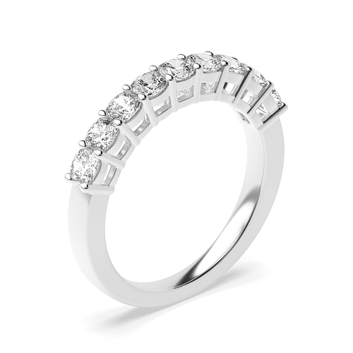 4 Prong Cushion Whisperglint Diamond Rings