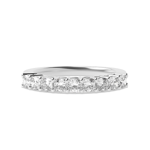 4 Prong Cushion Whisperglint Diamond Rings