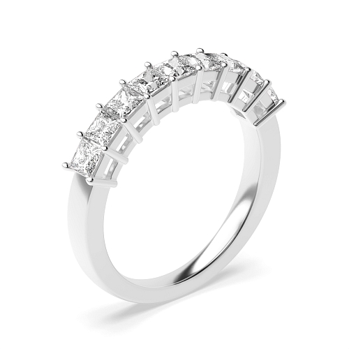 4 Prong Princess Whisperglint Diamond Rings