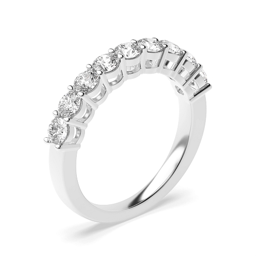 4 Prong Round Whisperglint Diamond Rings