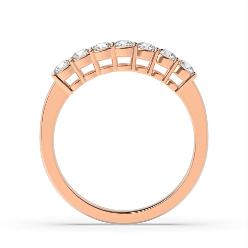 4 Prong Round Rose Gold Brilliance Diamond Rings