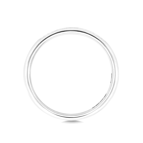 Channel Setting Round Superb Half Eternity Engagement Rings