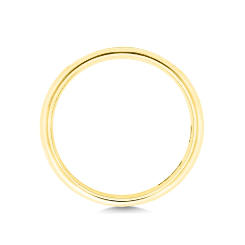 Channel Setting Round Yellow Gold Superb Eternity Engagement Rings