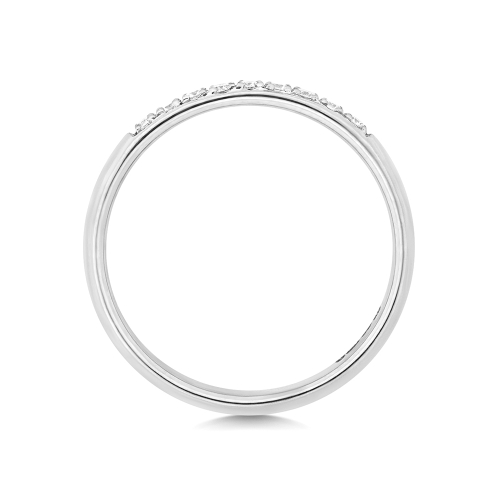 4 Prong Round Infinitestream Half Eternity Engagement Rings