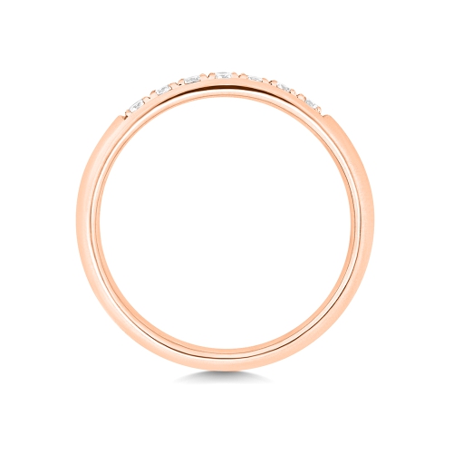 4 Prong Round Rose Gold Eternalradiance Eternity Engagement Rings
