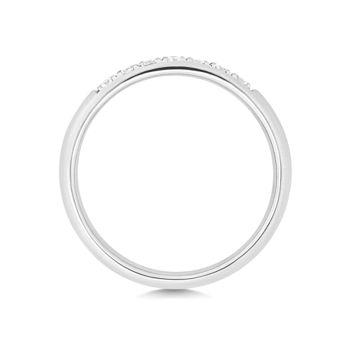 4 Prong Round Eternalradiance Half Eternity Engagement Rings