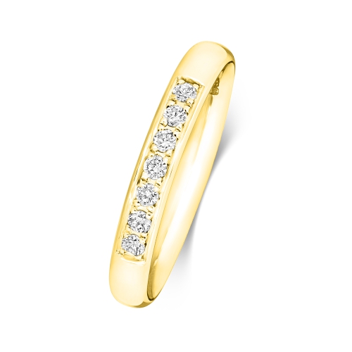 4 Prong Round Yellow Gold Eternalradiance Eternity Engagement Rings