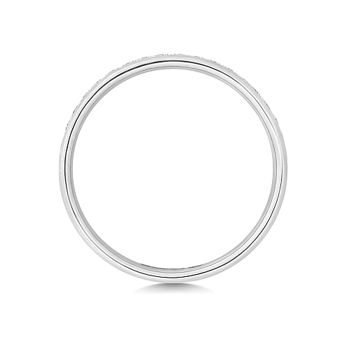 Channel Setting Round Fullglintorbit Naturally Mined Eternity Diamond Rings
