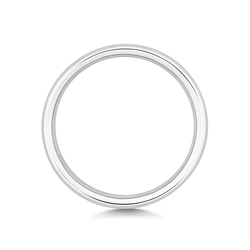 Channel Setting Round Glistening Moissanite Eternity Diamond Rings