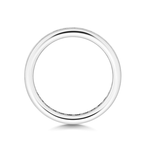 Channel Setting Princess Sevenradiance Full Eternity Engagement Rings