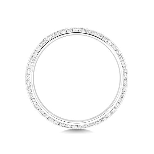 4 Prong Round Glimmerradiance Full Eternity Engagement Rings