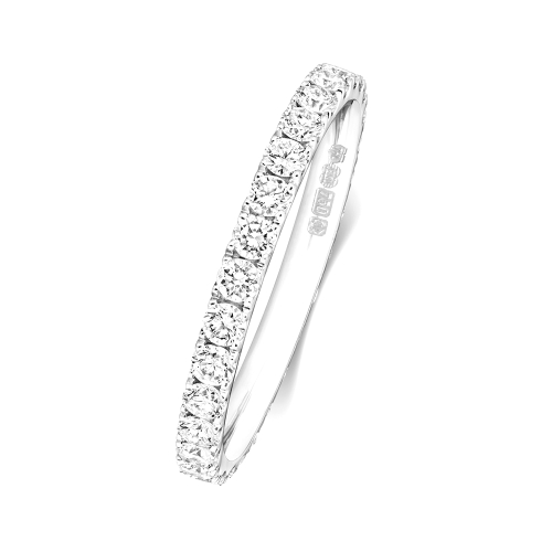 4 Prong Round Dreamt Eternity Diamond Rings