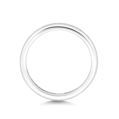 Channel Setting Round Whisperradiance Full Eternity Diamond Rings