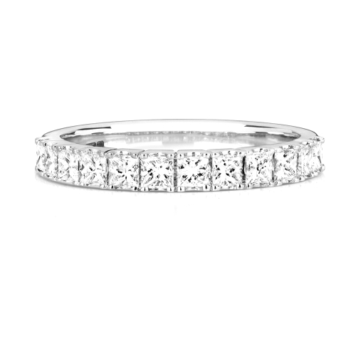 4 Prong Princess Infinityspark Half Eternity Engagement Rings