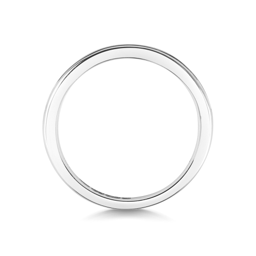 Channel Setting Princess/Baguette Infiniteglow Half Eternity Diamond Rings