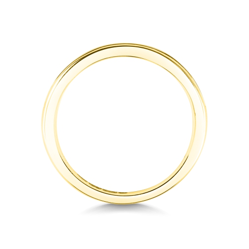 Channel Setting Princess/Baguette Yellow Gold Infiniteglow Eternity Diamond Rings