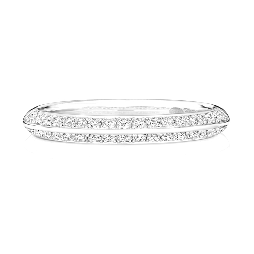 4 Prong Round Half Eternity Engagement Rings