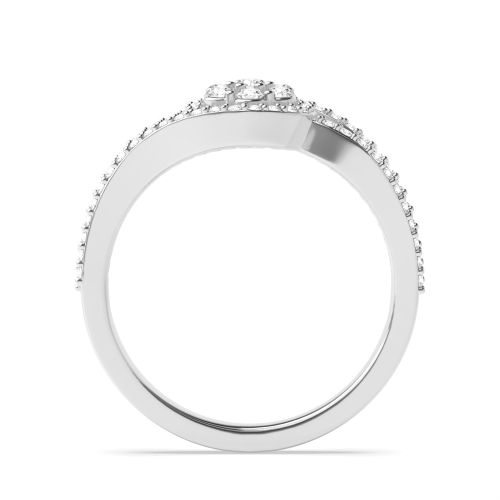 4 Prong Round Vortex Engagement Rings
