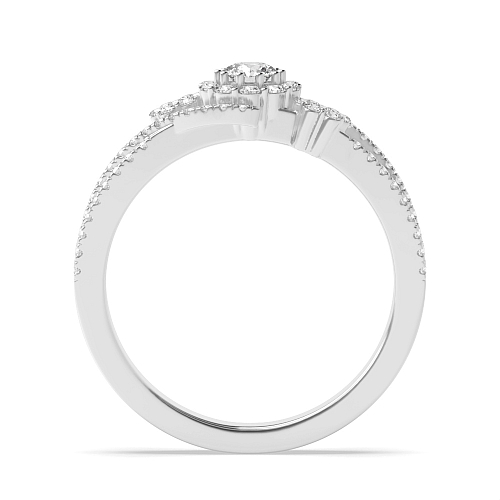 Round White Gold Prestige Unique Eternity Bands Engagement Rings