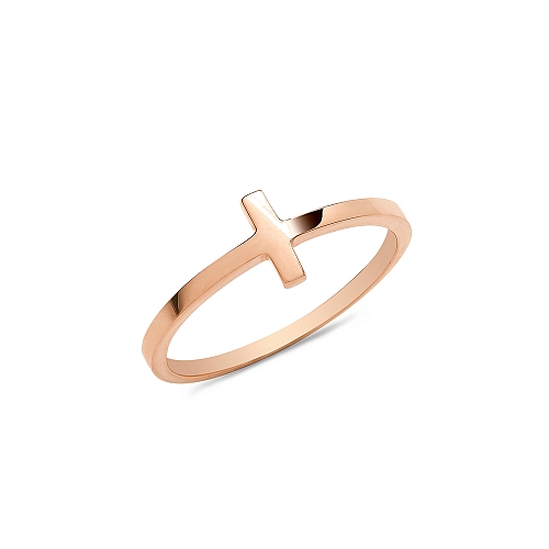 Rose Gold Simple elegance Plain Ring Wedding Rings & Bands