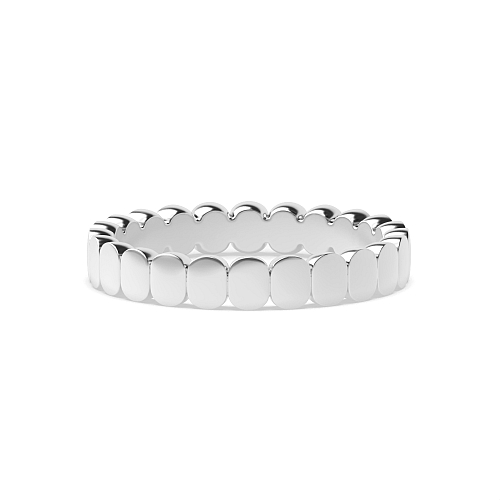 Disc Plain Ring Engagement Rings