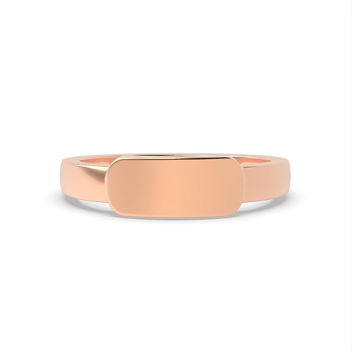 Rose Gold Infiniteglow Plain Ring Wedding Rings & Bands