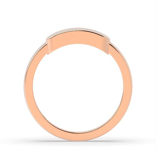 Rose Gold Infiniteglow Plain Ring Wedding Rings & Bands