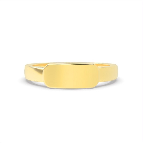 Yellow Gold Infiniteglow Plain Ring Wedding Rings & Bands