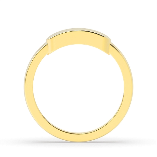 Yellow Gold Infiniteglow Plain Ring Wedding Rings & Bands