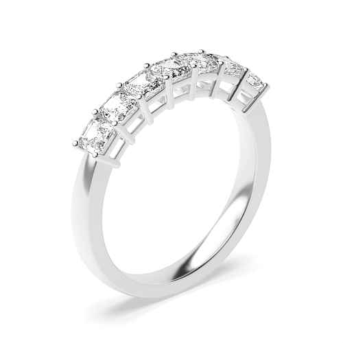 4 Prong Asscher Bridal Diamond Rings