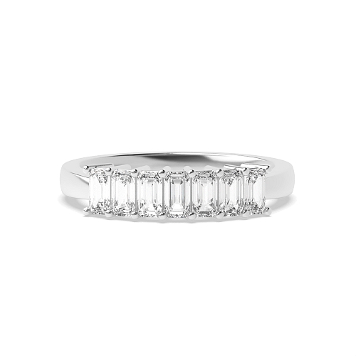 4 Prong Emerald Bridal Diamond Rings