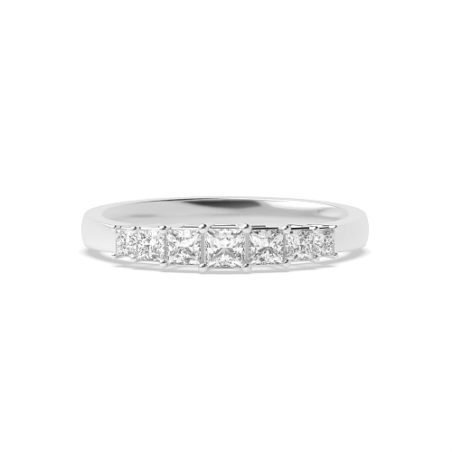Princess Whisperradiance Seven Stone Diamond Rings