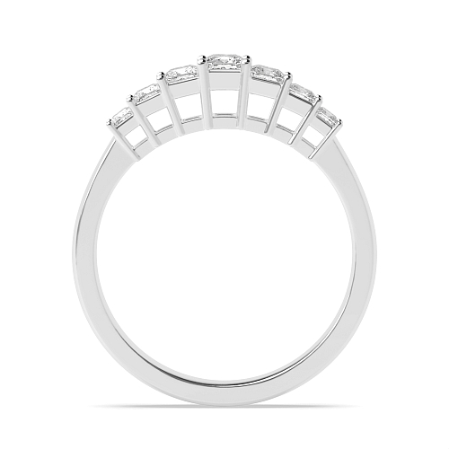 Princess Whisperradiance Seven Stone Diamond Rings