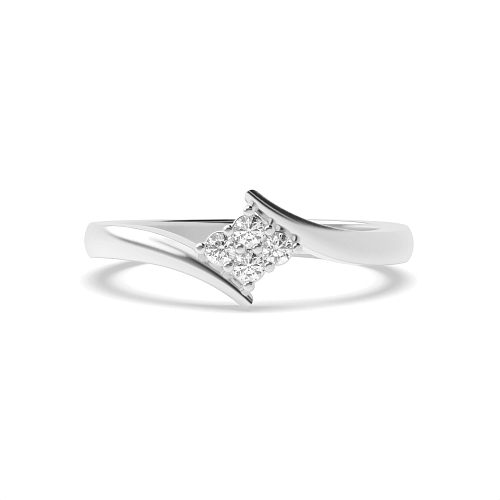4 Prong Round Myst Moissanite Engagement Rings