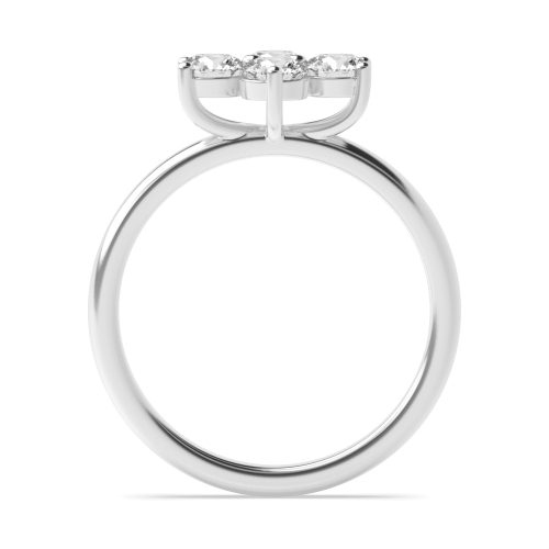 4 Prong Round Luminousluster Moissanite Engagement Rings