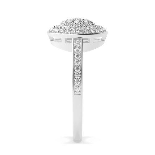 4 Prong Round Radiancestream Side Stone Engagement Rings