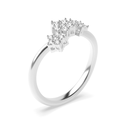4 Prong Round Gleam Moissanite Engagement Rings