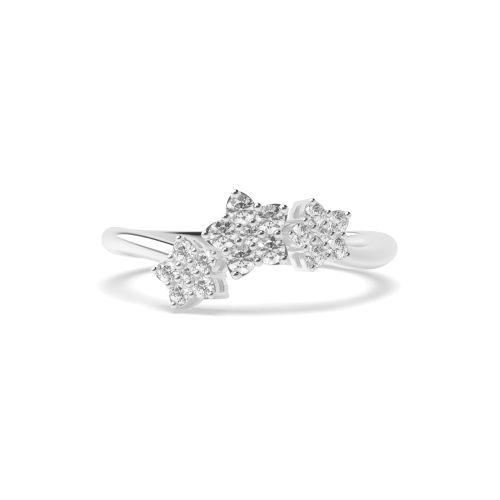 4 Prong Round Gleam Moissanite Engagement Rings