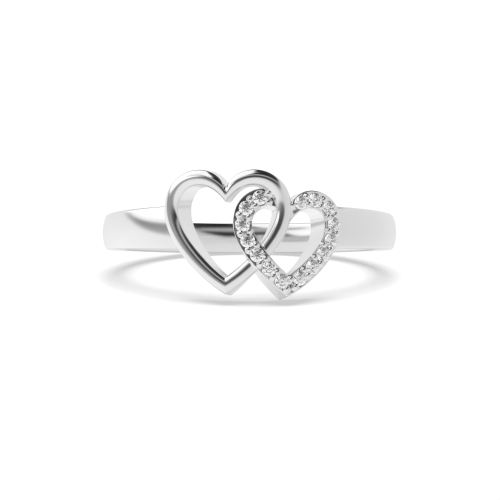 4 Prong Round Coronnet Moissanite Engagement Rings