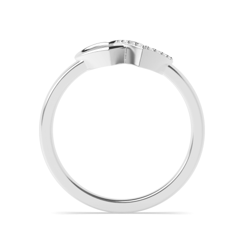 4 Prong Round Coronnet Moissanite Engagement Rings