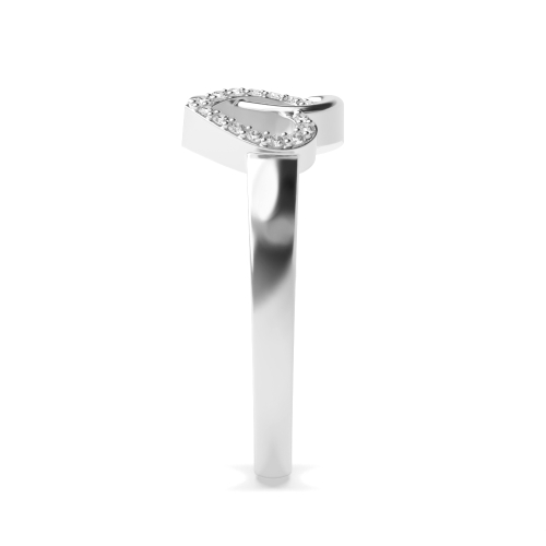 4 Prong Round Coronnet Moissanite Engagement Rings