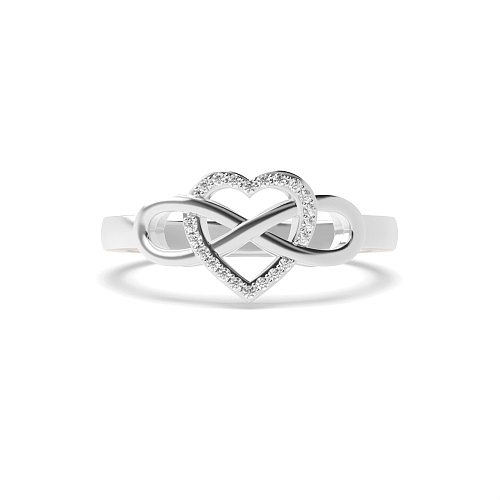 4 Prong Round Side engagemet Moissanite Engagement Rings