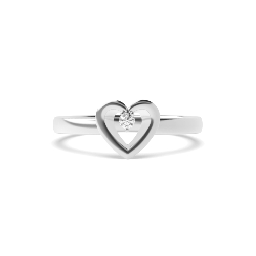 3 Prong Round Lumincircuit Moissanite Engagement Rings