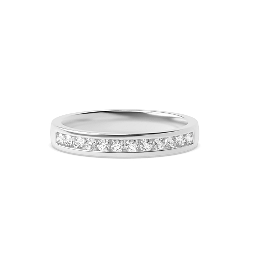 Channel Setting Round Eternalsix Eternity Diamond Rings