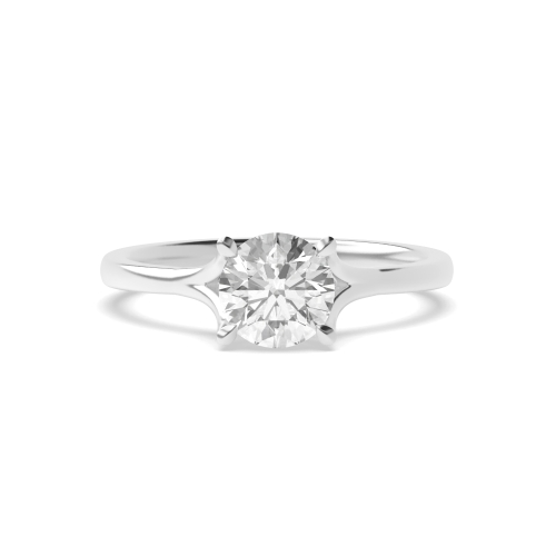 4 Prong Round Solitaire Diamond Ring