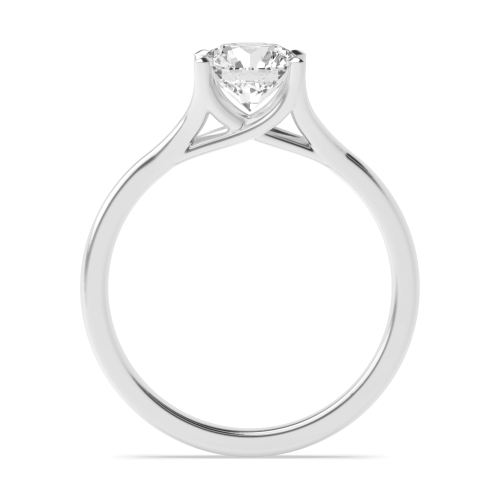 4 Prong Round Solitaire Diamond Ring