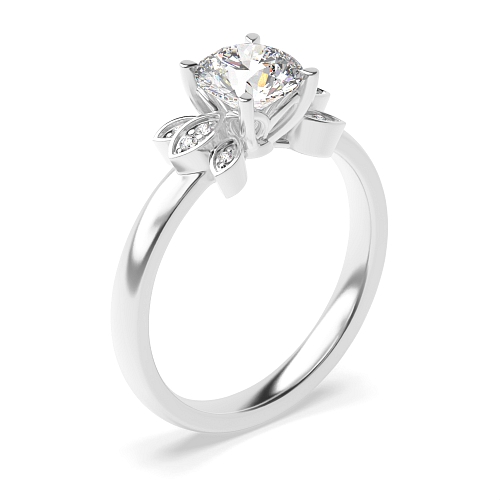 4 Prong Round Sovereign Engagement Rings
