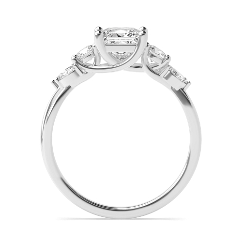Princess Trellis Crossover Engagement Rings