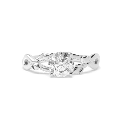 4 Prong Round Solitaire Diamond Ring