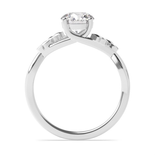 4 Prong Round Solitaire Diamond Ring